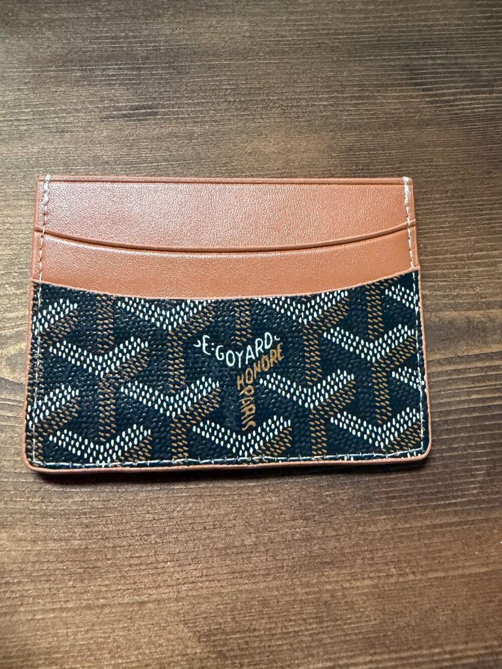 Goyard wallet brown